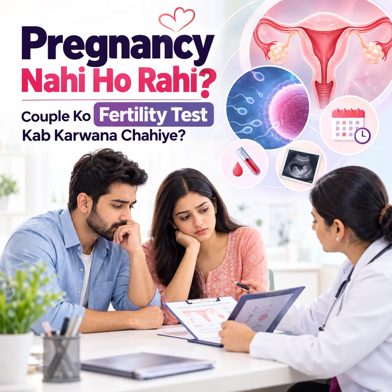 Pregnancy Nahi Ho Rahi? Couple Ko Fertility Test Kab Karwana Chahiye?