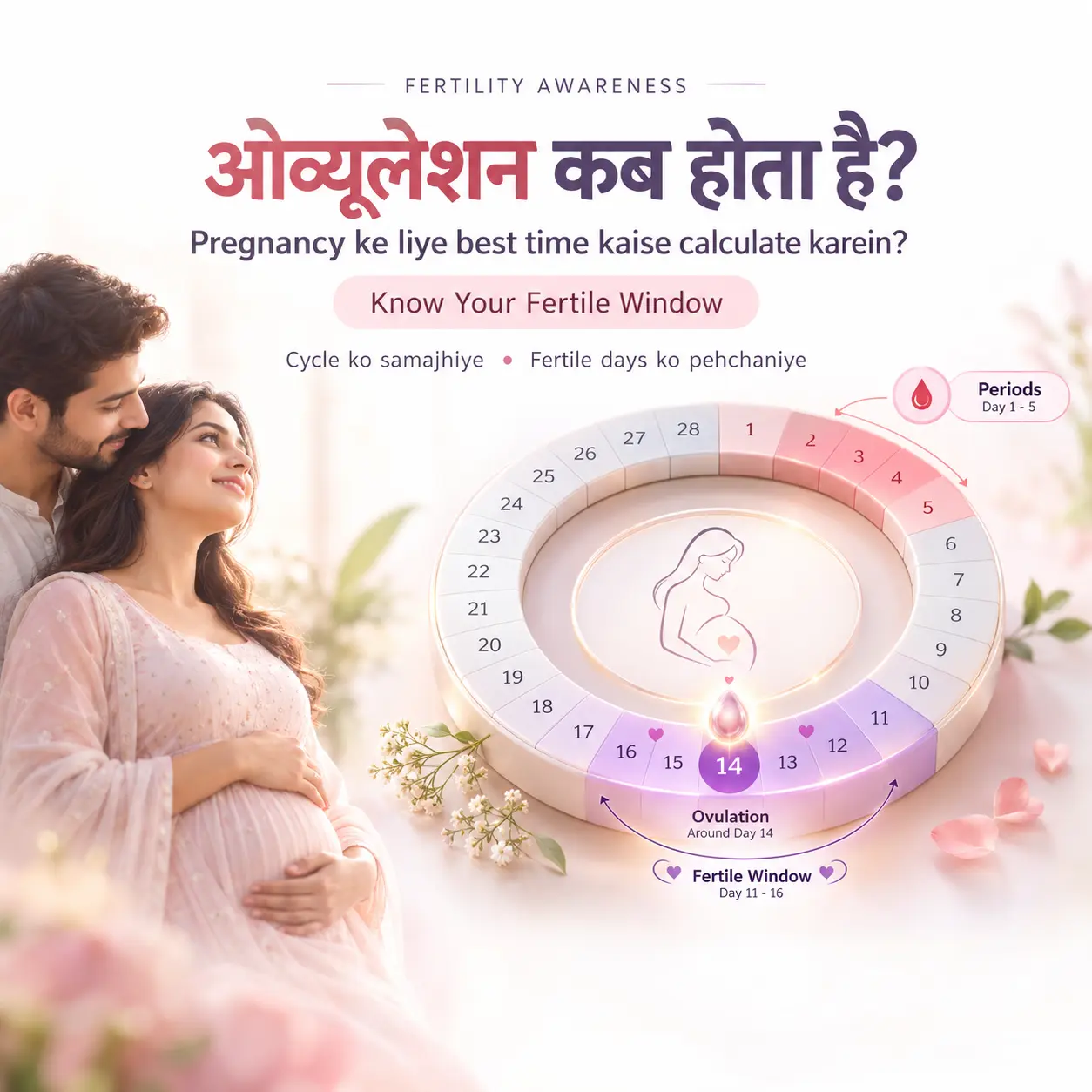 ओव्यूलेशन कब होता है? प्रेग्नेंसी के लिए सही समय कैसे पता करें